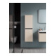 Duravit Ketho.2 Demi-colonne 40x24x132 cm, 2 portes, taupe mat, raccord à droite-5