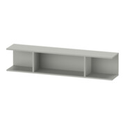 Duravit Ketho.2 Étagère 80x15x17 cm, droite, 3 compartiments, béton gris mat