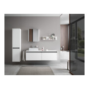 Duravit Ketho.2 Étagère 80x15x17 cm, droite, 3 compartiments, blanc mat-5