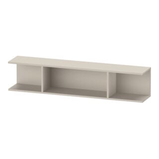 Duravit Ketho.2 Étagère 80x15x17cm, droite, 3 compartiments, taupe mat