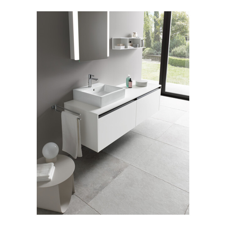 Duravit Ketho.2 Étagère 80x15x17cm, horiz., 3 compartiments, blanc super mat