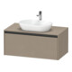 Duravit Ketho.2 Meuble sous lavabo 100x55 cm, finition lei, 1 découpe, suspendu-1