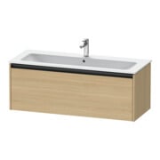 Duravit Ketho.2 Meuble sous lavabo 121x48 cm, blanc œuf, 1 tiroir, suspendu
