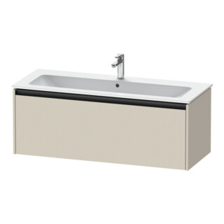 Duravit Ketho.2 Meuble sous lavabo 121x48 cm, Tau mat, 1 tiroir, suspendu