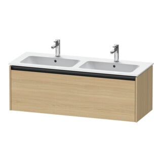 Duravit Ketho.2 Meuble sous lavabo 128x48x44 cm, 1 tiroir, suspendu, chêne naturel