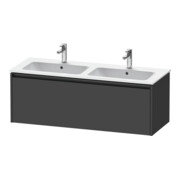 Duravit Ketho.2 Meuble sous-lavabo 128x48x44 cm, 1 tiroir, suspendu, graphite mat