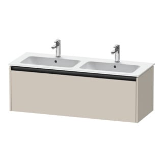 Duravit Ketho.2 Meuble sous lavabo 128x48x44 cm, 1 tiroir, suspendu, taupe mat