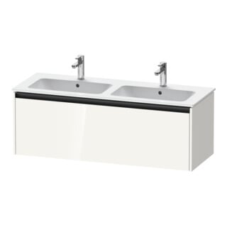Duravit Ketho.2 meuble sous-lavabo 128x48x44cm, 1 tiroir, suspendu, blanc brillant