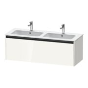 Duravit Ketho.2 meuble sous-lavabo 128x48x44cm, 1 tiroir, suspendu, blanc brillant