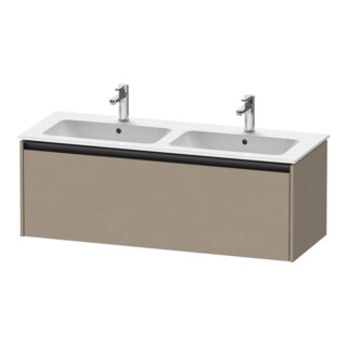 Duravit Ketho.2 meuble sous-lavabo 128x48x44cm, 1 tiroir, suspendu, lin