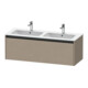 Duravit Ketho.2 meuble sous-lavabo 128x48x44cm, 1 tiroir, suspendu, lin-1
