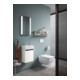 Duravit Ketho.2 Meuble sous lavabo 36,4x23,8 cm, L, blanc mat, 1 porte, suspendu