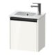 Duravit Ketho.2 Meuble sous-lavabo 41x29,2x44 cm, 1 porte, wd, à droite, blanc brillant-1