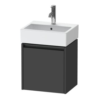 Duravit Ketho.2 Meuble sous lavabo 43,4x33,8x44 cm, 1 porte, wd, à droite, gris ma