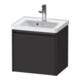 Duravit Ketho.2 Meuble sous lavabo 48,4x37,5x44 cm, 1 tiroir, suspendu, graphite mat-1