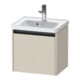 Duravit Ketho.2 Meuble sous lavabo 48,4x37,5x44 cm, 1 tiroir, suspendu, Tau mat-1