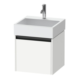 Duravit Ketho.2 Meuble sous lavabo 48,4x46 cm, blanc mat, 1 tiroir, suspendu