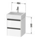 Duravit Ketho.2 Meuble sous-lavabo 48,4x46 cm, graph ma, 2 tiroirs, suspendu