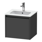 Duravit Ketho.2 Meuble sous lavabo 51x42x44 cm, 1 tiroir, suspendu, graphite mat