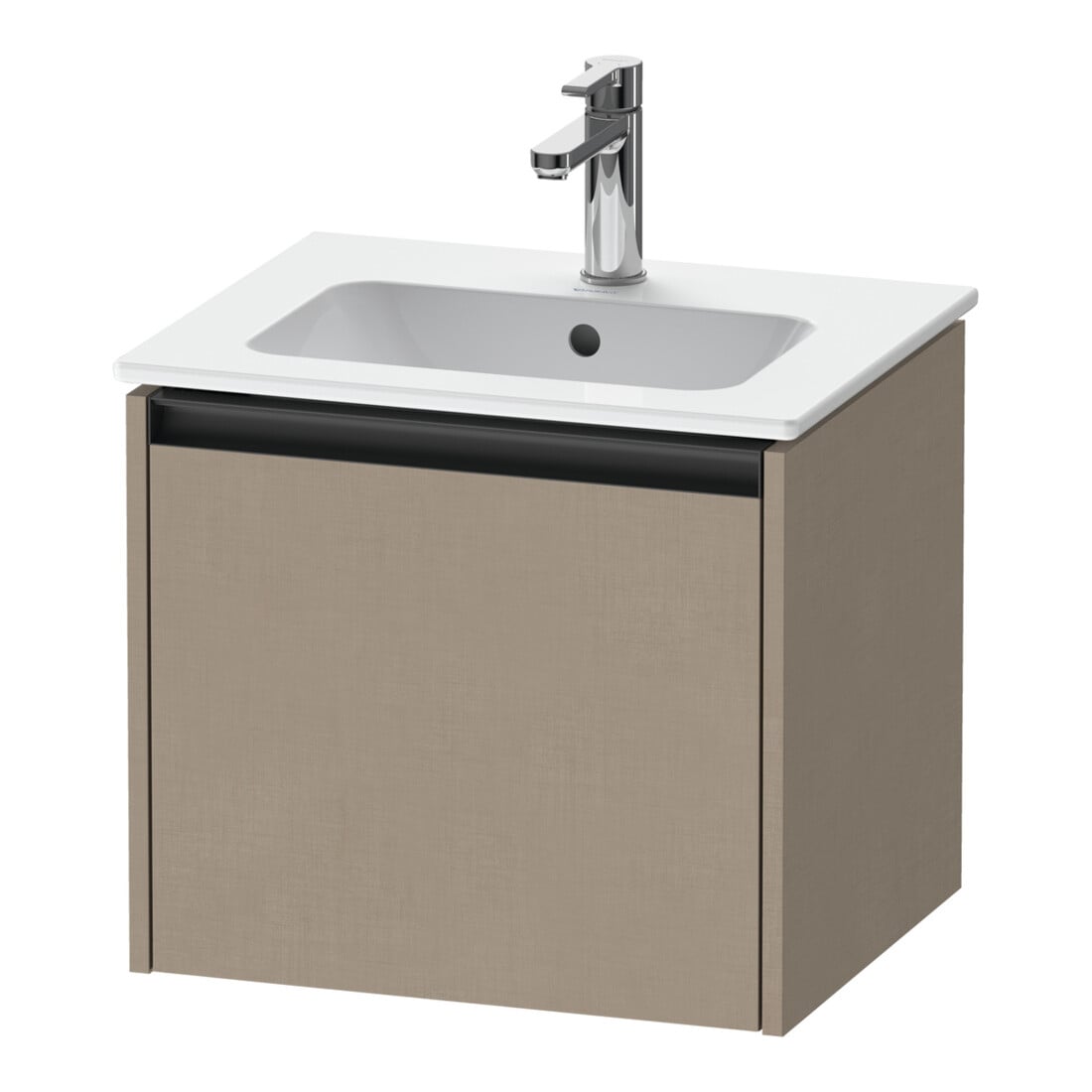 Duravit Ketho.2 meuble sous-lavabo 51x42x44 cm, 1 tiroir, suspendu, lin