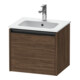 Duravit Ketho.2 Meuble sous lavabo 51x42x44 cm, 1 tiroir, suspendu, noyer foncé-1