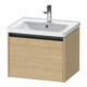 Duravit Ketho.2 Meuble sous-lavabo 58,4x45,5 cm, chêne naturel, 1 tiroir, suspendu-1