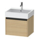 Duravit Ketho.2 Meuble sous lavabo 58,4x46 cm, blanc œuf, 1 tiroir, suspendu-1