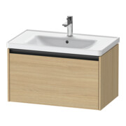 Duravit Ketho.2 Meuble sous lavabo 78,4x45,5 cm, blanc œuf, 1 tiroir, suspendu
