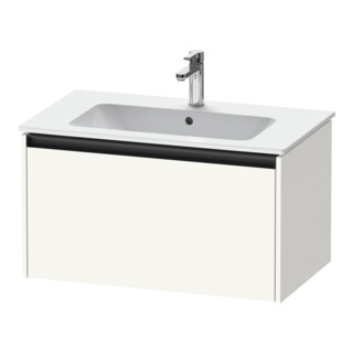 Duravit Ketho.2 Meuble sous lavabo 81x48 cm, blanc mat, 1 tiroir, suspendu