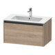 Duravit Ketho.2 Meuble sous lavabo 81x48 cm, œuf marbré, 1 tiroir, suspendu-1