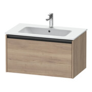 Duravit Ketho.2 Meuble sous lavabo 81x48 cm, œuf marbré, 1 tiroir, suspendu