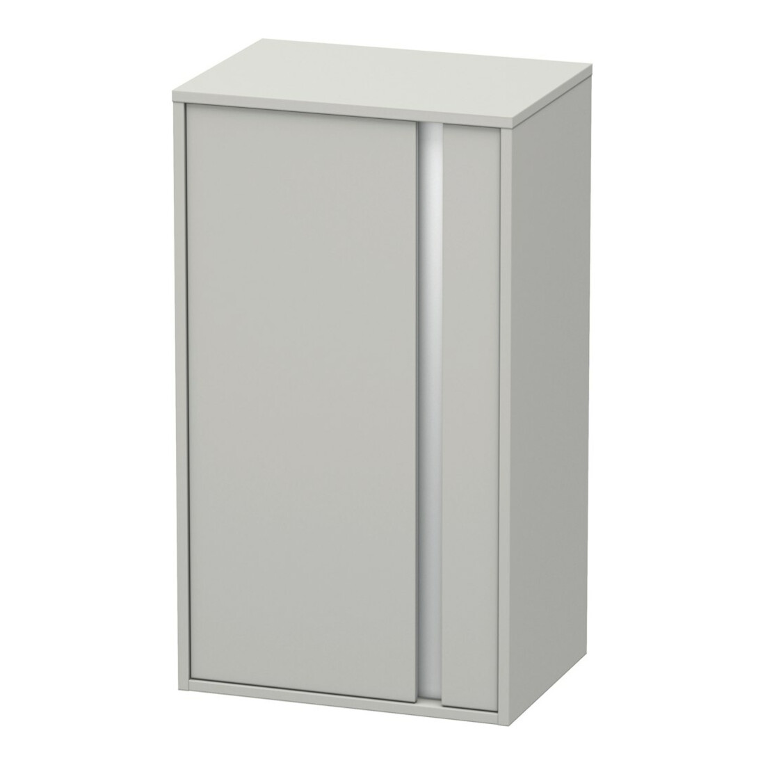Duravit Ketho Demi-colonne 50x36x88 cm, porte à gauche, béton gris mat