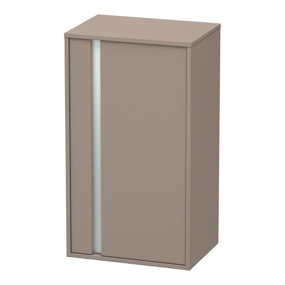 Duravit Ketho Demi-colonne 50x36x88 cm, porte droite, basalt mat