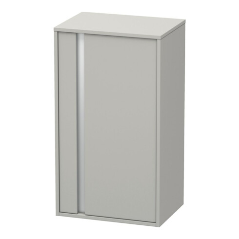 Duravit Ketho Demi-colonne 50x36x88 cm, porte droite, béton gris mat