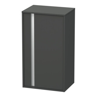 Duravit Ketho Demi-colonne 50x36x88 cm, porte droite, graphite mat