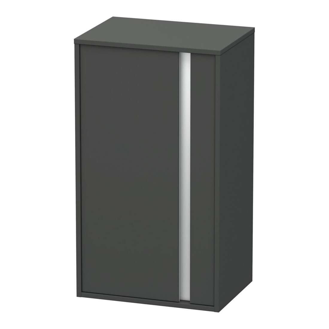 Duravit Ketho Demi-colonne 50x36x88 cm, porte gauche, graphite mat