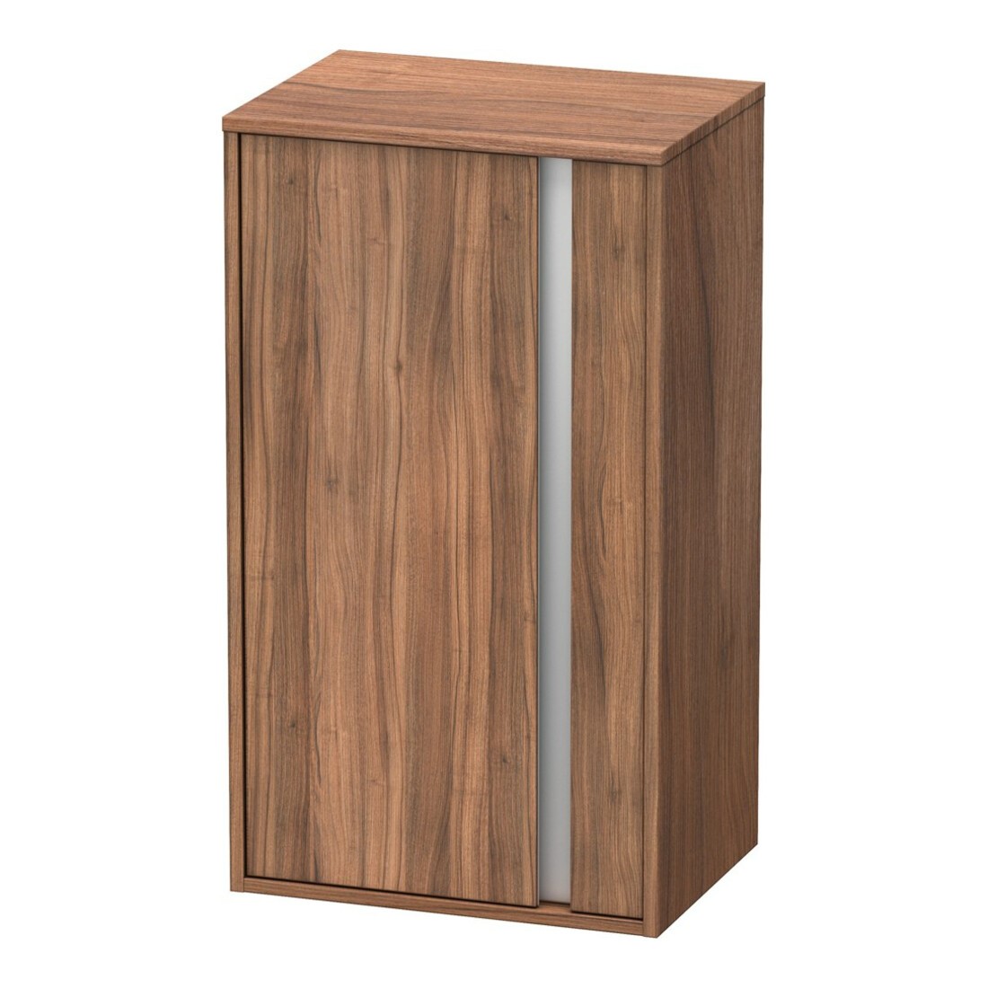 Duravit Ketho Demi-colonne 50x36x88 cm, porte gauche, noyer naturel