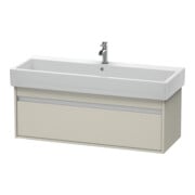 Duravit Ketho Meuble sous-lavabo 115x44cm, taupe, 1 tiroir, suspendu