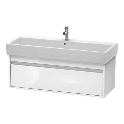Duravit Ketho Meuble sous-lavabo 115x44cm, taupe, 1 tiroir, suspendu