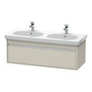 Duravit Ketho Meuble sous lavabo 115x45,5 cm, taupe, 1 tiroir, suspendu