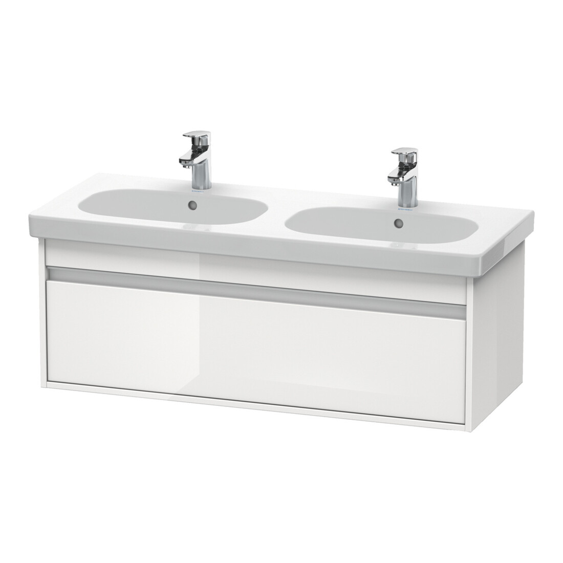 Duravit Ketho Meuble sous lavabo 115x45,5 cm, taupe, 1 tiroir, suspendu