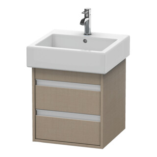 Duravit Ketho Meuble sous lavabo 45x44 cm, beige, 2 tiroirs, suspendu