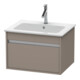 Duravit Ketho Meuble sous lavabo 60x47,5 cm, blanc mat, 1 tiroir, suspendu-1