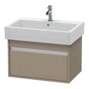 Duravit Ketho Meuble sous lavabo 65x44 cm, lin, 1 tiroir, suspendu-1