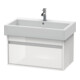 Duravit Ketho Meuble sous lavabo 75x44 cm, taupe, 1 tiroir, suspendu-4
