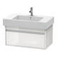 Duravit Ketho Meuble sous lavabo 80x45,5 cm, taupe, 1 tiroir, suspendu-5