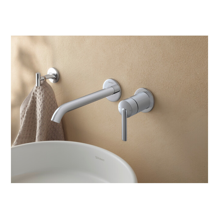 Duravit Kit complet MinusFlow Balcoon UP-EHM, A 221 mm, sans évacuation, chromé brillant