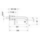 Duravit Kit complet MinusFlow Balcoon UP-EHM, A 221 mm, sans garniture d’évacuation, noir mat