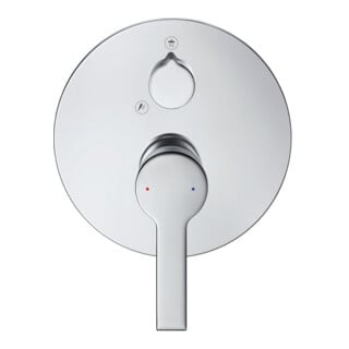 Duravit Kit de montage B.2 Mitigeur douche encastré, avec inverseur, rond, chrome