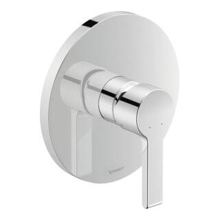 Duravit Kit de montage B.2 Mitigeur douche encastré, rond, chrome